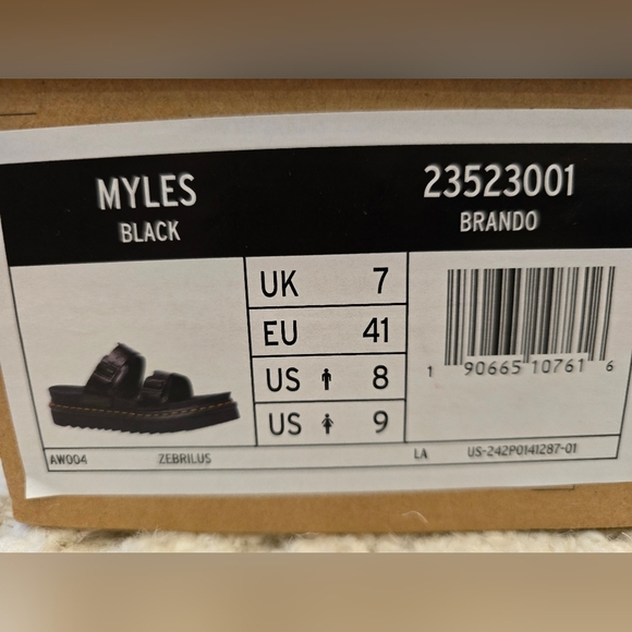 Dr Matrens Myle's Brando Slide Sandals - Picture 2 of 4